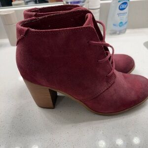 Tom’s Ankle Bootie - maroon/burgandy